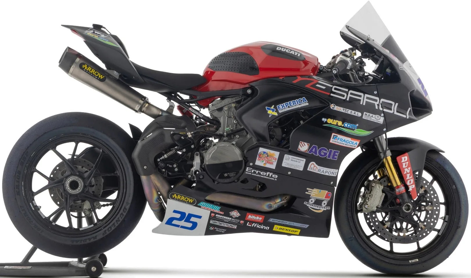 Sistema De Escape Completo Sin Catalizador Y Sin Homologación Acústica Indy-Race Competition Evo 2 Titanio Fondo Carby - Arrow Special Parts Compatible Con Ducati Panigale V2 (2020-2024)