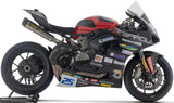 Sistema De Escape Completo Sin Catalizador Y Sin Homologación Acústica Indy-Race Competition Evo 2 Titanio Fondo Carby - Arrow Special Parts Compatible Con Ducati Panigale V2 (2020-2024)