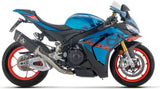 Sistema De Escape Completo Sin Catalizador Y Sin Homologación Acústica Pista Titanio Negro Fondo Carby - Arrow Special Parts Compatible Con Aprilia Tuono V4 1100 (2025-2026)