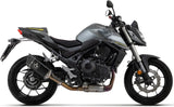 Tubo De Escape Con Homologación Acústica Pista Titanio Negro Carbono - Arrow Special Parts Compatible Con Honda Cb 750 Hornet (2023-2024)