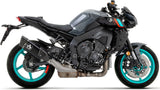 Tubo De Escape Sin Homologación Acústica Pista Titanio Negro Carbono - Arrow Special Parts Compatible Con Yamaha Mt-10 (2022-2024)
