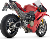 Sistema De Escape Completo Sin Catalizador Y Sin Homologación Acústica Pro-Race Competition Titanio Negro Fondo Net - Arrow Special Parts Compatible Con Ducati Panigale V4 (2025-2026)