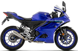 Sistema De Escape Completo Sin Catalizador Y Sin Homologación Acústica Pro-Race Nichrom Fondo Acero - Arrow Special Parts Compatible Con Yamaha Yzf R125 (2025-2026)