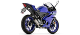 Sistema De Escape Completo Sin Catalizador Y Sin Homologación Acústica Pro-Race Nichrom Fondo Acero - Arrow Special Parts Compatible Con Yamaha Yzf R125 (2025-2026)