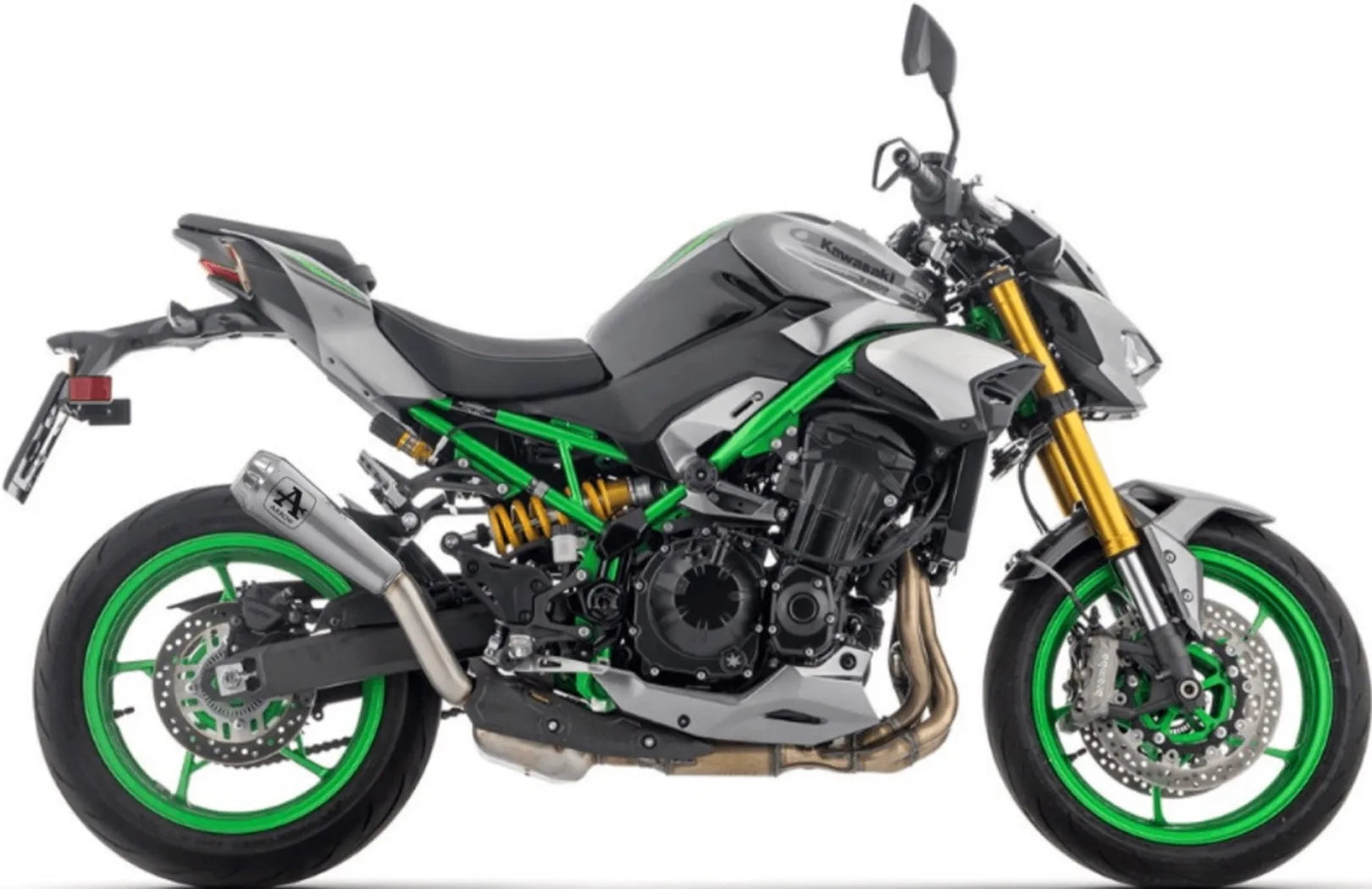 Sistema De Escape Completo Sin Catalizador Y Con Homologación Acústica Pro-Race Full Titanio - Arrow Special Parts Compatible Con Kawasaki Z900 (2025-2026)
