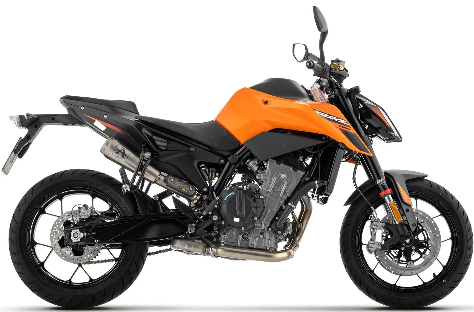 Tubo De Escape Con Homologación Acústica Pro-Race Titanio - Arrow Special Parts Compatible Con Ktm 790 Duke (2025-2026)