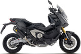 Tubo De Escape Con Homologación Acústica Race-Tech Aluminio Negro Fondo Carby - Arrow Special Parts Compatible Con Honda X-Adv 750 (2025-2026)