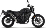 Tubo De Escape Con Homologación Acústica Rebel Aluminio Negro Aluminio - Arrow Special Parts Compatible Con Honda Cl 500 (2023-2024)