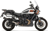 Exhaust Tip Without Sound Certification Rebel Steel Black Body And Black Aluminium Cap - Arrow Special Parts Compatible With Harley-Davidson Pan America 1250 (2026)