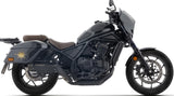Tubo De Escape Con Homologación Acústica Rebel Nichrom Negro Fondo Carby - Arrow Special Parts Compatible Con Honda Cmx 1100 Rebel T (2025-2026)