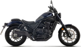 Tubo De Escape Con Homologación Acústica Rebel Nichrom Negro Fondo Carby - Arrow Special Parts Compatible Con Honda Cmx 1100 Rebel (2025-2026)