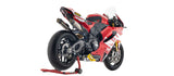 Sistema De Escape Completo Sin Catalizador Y Sin Homologación Acústica Round Competition Titanio Fondo Carby - Arrow Special Parts Compatible Con Ducati Panigale V2 / S (2025-2026)