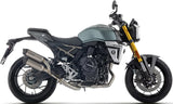 Sistema De Escape Completo Con Catalizador Y Homologación Acústica Round Titanio Fondo Carby - Arrow Special Parts Compatible Con Suzuki Gsx 8T (2025-2026)