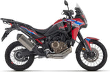 Sistema De Escape Completo Sin Catalizador Y Con Homologación Acústica Sonora Titanio Carbono - Arrow Special Parts Compatible Con Honda Crf 1100 L Africa Twin (2024-2026)