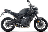 Sistema De Escape Completo Sin Catalizador Y Sin Homologación Acústica Thunder Aluminio Negro Fondo Carby - Arrow Special Parts Compatible Con Yamaha Mt-07 (2025-2026)