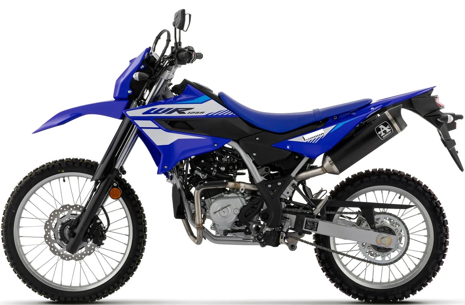 Sistema De Escape Completo Sin Catalizador Y Con Homologación Acústica Thunder Aluminio Negro Fondo Carby - Arrow Special Parts Compatible Con Yamaha Wr 125 R (2026)