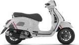 Sistema De Escape Completo Con Catalizador Y Homologación Acústica Urban Aluminio Negro Fondo Acero - Arrow Special Parts Compatible Con Piaggio Vespa Gts 310 (2025-2026)