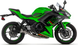 Sistema De Escape Completo Con Catalizador Y Homologación Acústica Veloce Aluminio Negro Fondo Carby - Arrow Special Parts Compatible Con Kawasaki Ninja 650 35Kw (2024-2026)