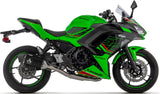 Sistema De Escape Completo Sin Catalizador Y Sin Homologación Acústica Veloce Aluminio Negro Carbono - Arrow Special Parts Compatible Con Kawasaki Z 650 (2024-2026)