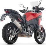 Tubo De Escape Sin Homologación Acústica Veloce Titanio Fondo Carby - Arrow Special Parts Compatible Con Ducati Multistrada V2 - S (2025)