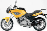 Tubo De Escape Con Homologación Acústica Furore Aluminio Negro - Gpr Compatible Con Bmw F 650 Cs Scarver (2001-2006)