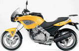 Tubo De Escape Con Homologación Acústica Ghisa Acero Negro - Gpr Compatible Con Bmw F 650 Cs Scarver (2001-2006)