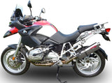 Tubo De Escape Con Homologación Acústica Trioval Acero - Gpr Compatible Con Bmw R 1200 Gs - Adventure (2004-2009)
