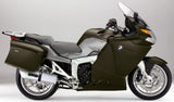 Tubo De Escape Con Homologación Acústica Albus Ceramic Aluminio Blanco - Gpr Compatible Con Bmw K 1200 Gt (2006-2008)