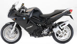 Tubo De Escape Con Homologación Acústica Albus Ceramic Aluminio Blanco - Gpr Compatible Con Bmw F 800 - S - St (2006-2011)
