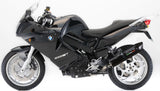 Tubo De Escape Con Homologación Acústica Furore Aluminio Negro - Gpr Compatible Con Bmw F 800 - S - St (2006-2011)