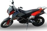 Tubo De Escape Con Homologación Acústica Ghisa Acero Negro - Gpr Compatible Con Bmw G 650 X - Country - Challenge (2006-2012)