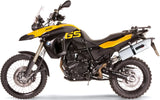 Tubo De Escape Con Homologación Acústica Albus Ceramic Aluminio Blanco - Gpr Compatible Con Bmw F 800 Gs (2008-2015)