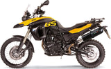 Tubo De Escape Con Homologación Acústica Furore Aluminio Negro - Gpr Compatible Con Bmw F 800 Gs (2008-2015)