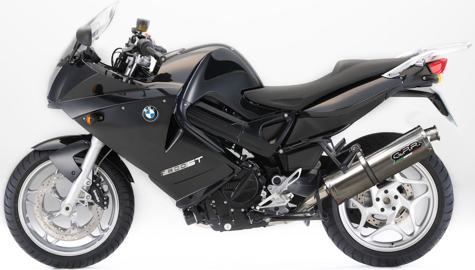Complete Catalytic Exhaust System With Sound Certification Trioval Stainless Steel - Gpr Compatible With Bmw F 800 - S - St (2006-2011)