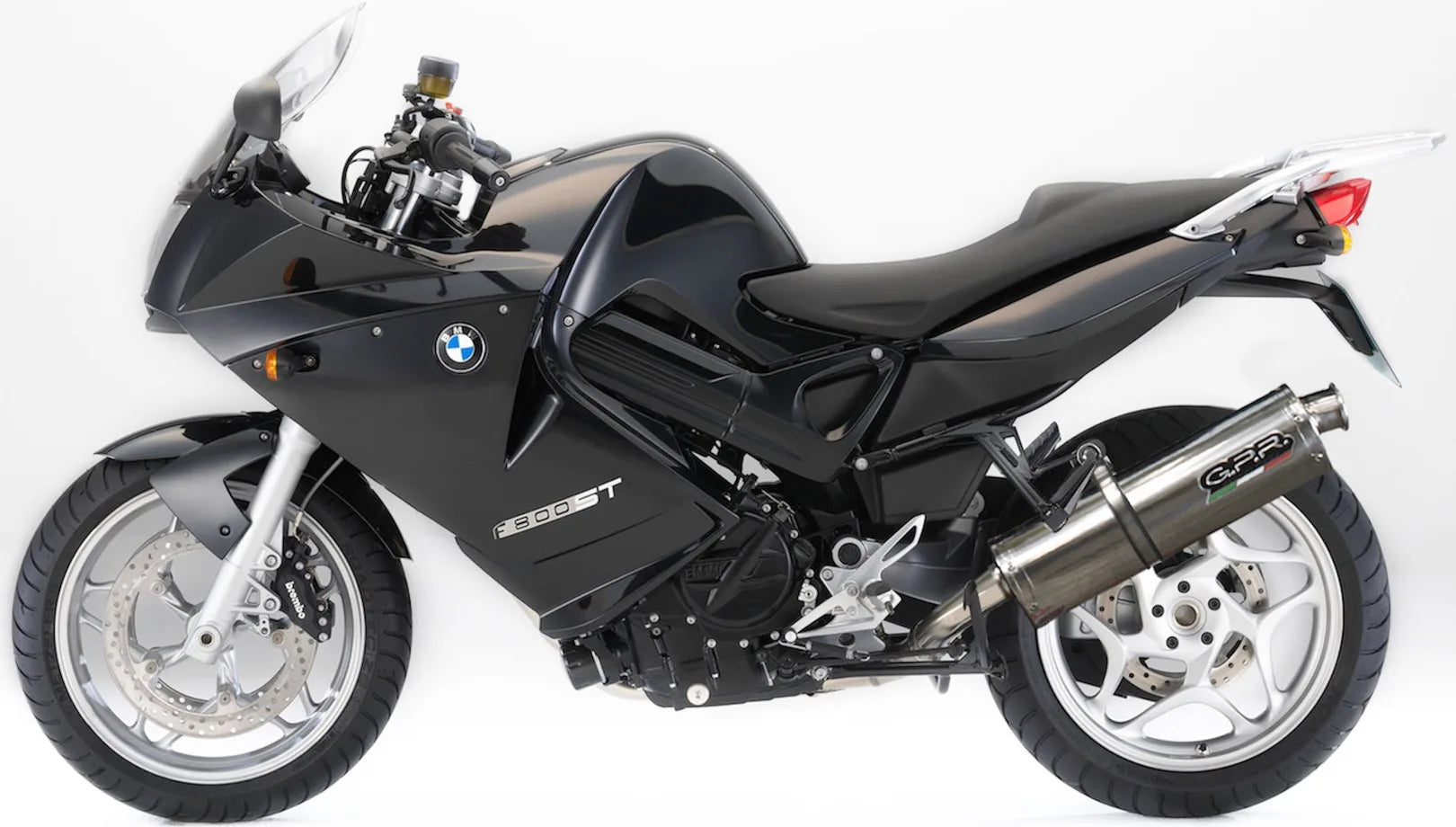 Sistema De Escape Completo Con Catalizador Y Homologación Acústica Trioval Acero - Gpr Compatible Con Bmw F 800 - S - St (2006-2011)