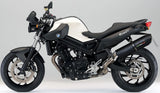 Tubo De Escape Con Homologación Acústica Furore Aluminio Negro - Gpr Compatible Con Bmw F 800 R (2009-2014)