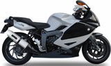 Tubo De Escape Con Homologación Acústica Albus Ceramic Aluminio Blanco - Gpr Compatible Con Bmw K 1300 S - R (2009-2014)