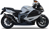 Tubo De Escape Con Homologación Acústica Furore Aluminio Negro - Gpr Compatible Con Bmw K 1300 S - R (2009-2014)