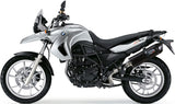 Tubo De Escape Con Homologación Acústica Furore Aluminio Negro - Gpr Compatible Con Bmw F 650 Gs Twin (2008-2018)