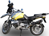 Tubo De Escape Con Homologación Acústica Furore Aluminio Negro - Gpr Compatible Con Bmw R 1100 Gs (1994-1998)