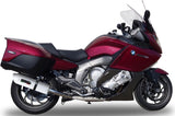 Escape Doble Con Homologación Acústica Albus Ceramic Aluminio Blanco - Gpr Compatible Con Bmw K 1600 Gt (2010-2016)