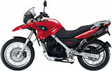 Tubo De Escape Con Homologación Acústica Furore Aluminio Negro - Gpr Compatible Con Bmw F 650 Gs (2004-2007)