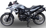 Tubo De Escape Con Homologación Acústica Furore Aluminio Negro - Gpr Compatible Con Bmw F 700 Gs (2011-2015)