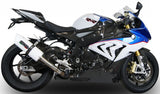 Tubo De Escape Con Homologación Acústica Albus Ceramic Aluminio Blanco - Gpr Compatible Con Bmw S 1000 Rr (2015-2016)