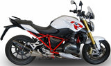 Tubo De Escape Con Homologación Acústica Furore Aluminio Negro - Gpr Compatible Con Bmw R 1200 Lc (2015-2016)