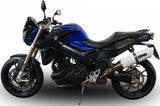 Tubo De Escape Con Homologación Acústica Albus Ceramic Aluminio Blanco - Gpr Compatible Con Bmw F 800 R (2015-2016)