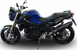 Tubo De Escape Con Homologación Acústica Furore Aluminio Negro - Gpr Compatible Con Bmw F 800 R (2015-2016)