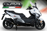 Tubo De Escape Con Homologación Acústica Gpe Anniversary Titano Negro - Gpr Compatible Con Bmw C 650 Gt (2012-2015)