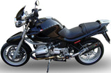 Tubo De Escape Con Homologación Acústica Ghisa Acero Negro - Gpr Compatible Con Bmw R 1150 (2000-2006)