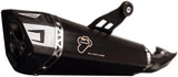 Tubo De Escape Con Homologación Acústica Scream Adv Acero Inox Negro Copa Carbono - Termignoni Compatible Con Bmw R 1200 Gs (2017-2018)